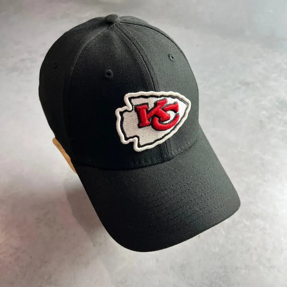 Kansas City Chiefs 39Thirty New Era Fitted Hat Black Medium-Large Cap NFL NWT